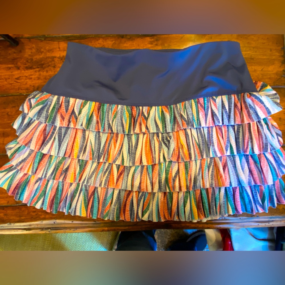 Lucky in Love ruffle layered tennis skirt